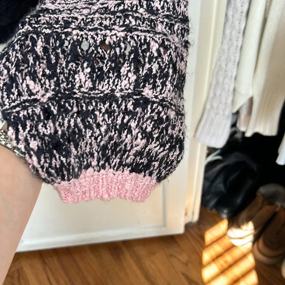 Mixed Pattern Knit Sweater - Picture 5 of 7